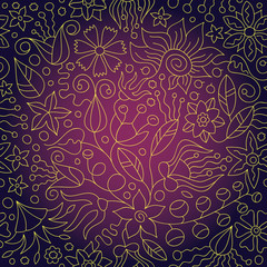 Seamless Floral Wallpaper