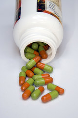 Green orange pills