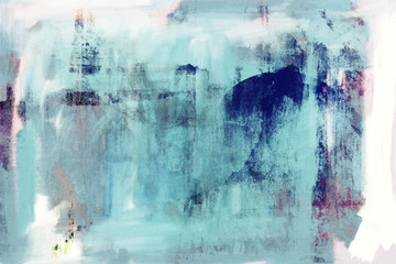 Naklejka na ściany i meble Grunge abstract watercolor collage