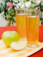 apple juice glasses