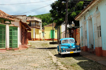 Fototapeta na wymiar Trinidad samochodów