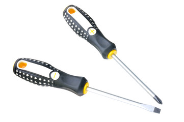 Set of two screwdrivers
