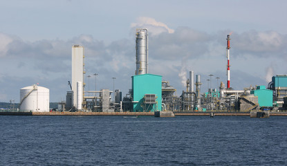 Oil Refinery on the Coast