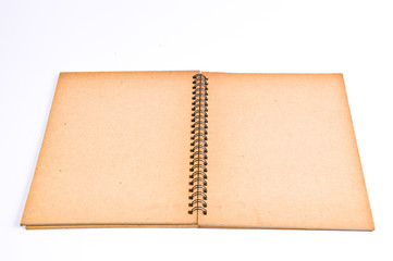 Open Cover Recycle Paper Notebook