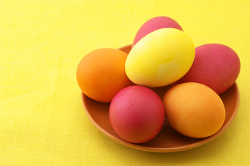 Colorful Easter eggs