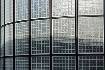 Architecture en briques de verre
