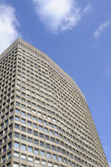 constructions against blue sky