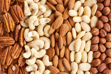 nuts background