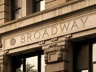 Broadway Engrave in a Manhattan Building