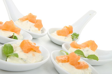 mise en bouche, cuillère apéritive