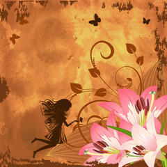 Flower fantasy fairy