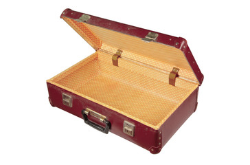 Old vintage suitcase