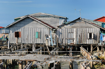 Cambodia - Koh Sdach, fishermen house