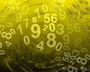 Fototapeta premium Background with numbers