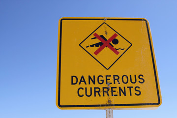 Dangerous currents - Bondi beach