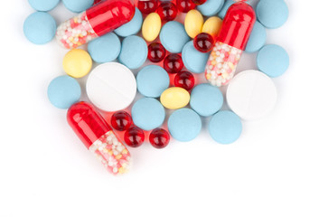 colorful tablets and capsules