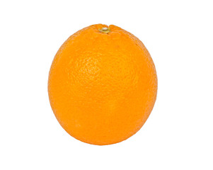 Fresh orange isolated on white