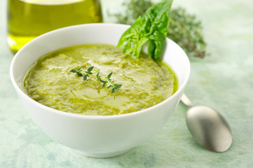 spinach soup-zuppa di spinaci