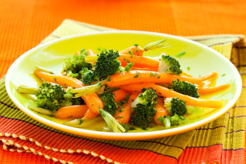carrots and broccoli
