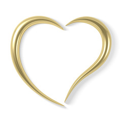 gold heart