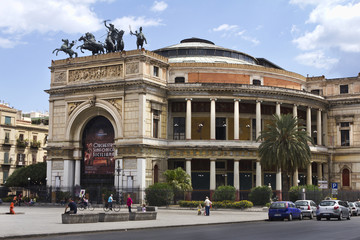 Obraz premium Teatro Politeama di palermo