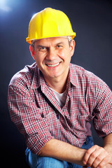 portrait of builder