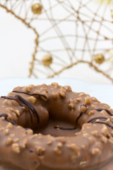 Weihnachtlicher Nougatkuchen