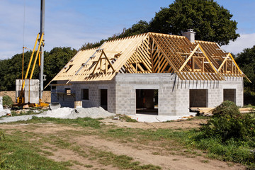 Maison en construction