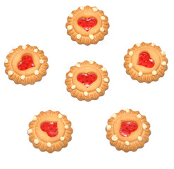 cookie with heart shaped center