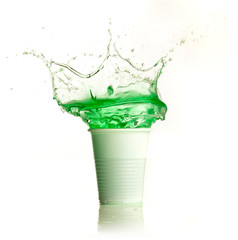green splash
