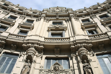 Fototapeta na wymiar Madrid - old bank building