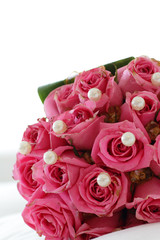 Bouquet of pink roses