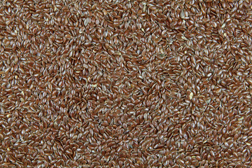 Flax seeds - close up view