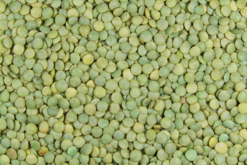 Macro view of lentils