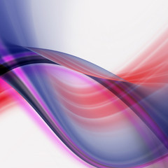 Geschwungene farbige Streifen mit Platz für Text