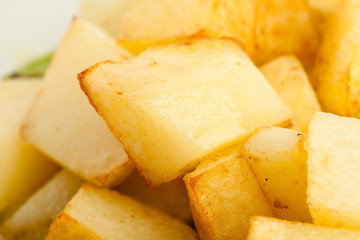 cooked potatoes