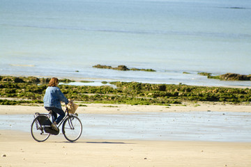 vélo à la plage