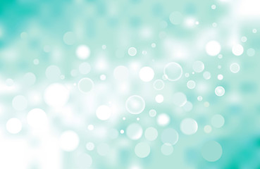 vector turquoise bokeh