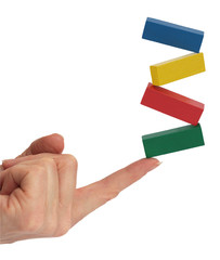 Balancing Blocks on Finger