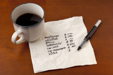 household finance concept