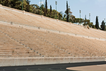 Panathenian Stadium in Athens, Greece