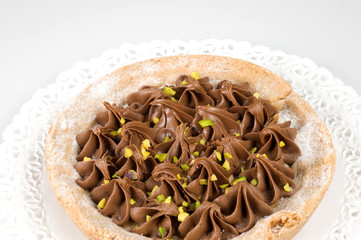 Torta crema nocciole