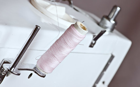 sew machine, yarn and needle work tool
