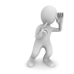 Be silent and listen.