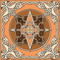 Ancient old russian vector pattern - 26273576