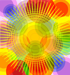 vector illustration of an abstract sunny background.