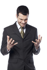 homme d'affaires impuissant