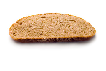 Bread isolated on white