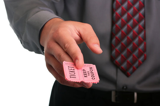 Ticet with coupon