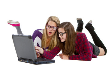 Young teenagers online